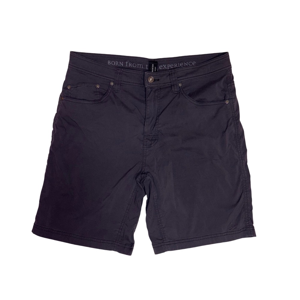 PRANA Brion Shorts Mens 34 Charcoal Grey Stretch Hiking Outdoor 9 Inseam